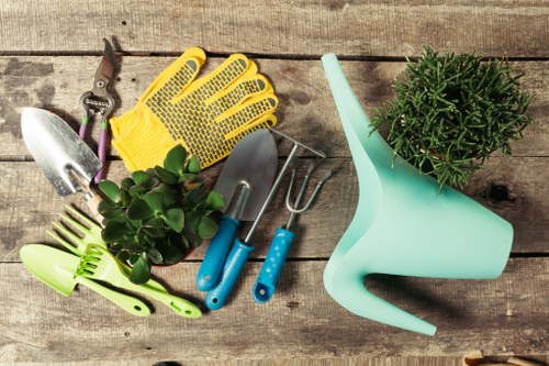 Garden maintenance work in a Kilburn outdoor space