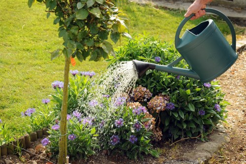 Local garden materials prepared for transfer station recycling